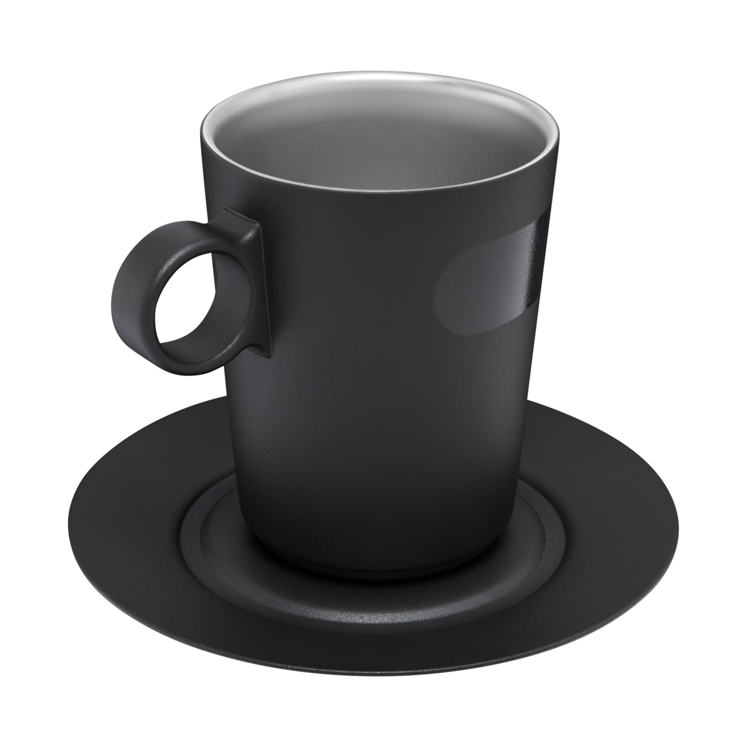 The DayBreak Café Latte Cup & Stillness Saucer | 10.6 OZ - Desk Sip Ready