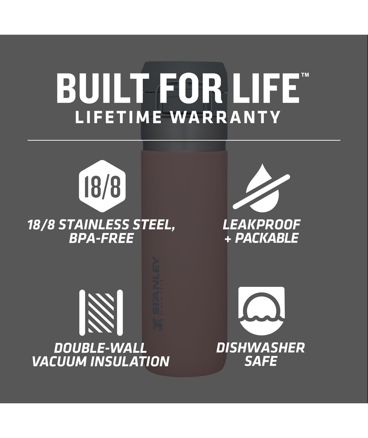 The Quick Flip Go Bottle | 24 OZ - Daily Cup Essential