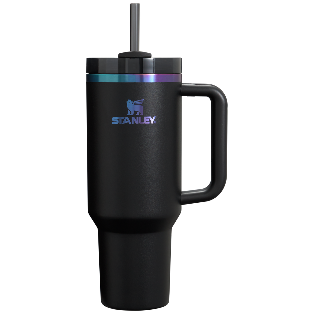 The Black Chroma Quencher H2.0 FlowState™ Tumbler | 40 OZ - Carry Anywhere