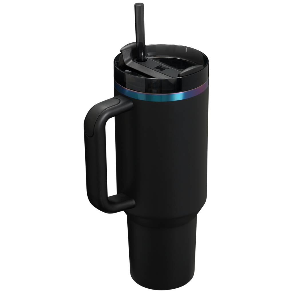 The Black Chroma Quencher H2.0 FlowState™ Tumbler | 40 OZ - Carry Anywhere