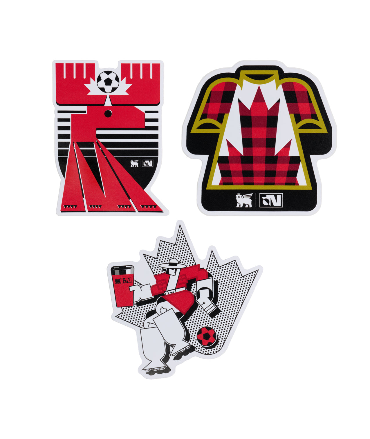 Stanley 1913 x Canada Fútbol Artist Sticker Pack - Hydration for Every Day