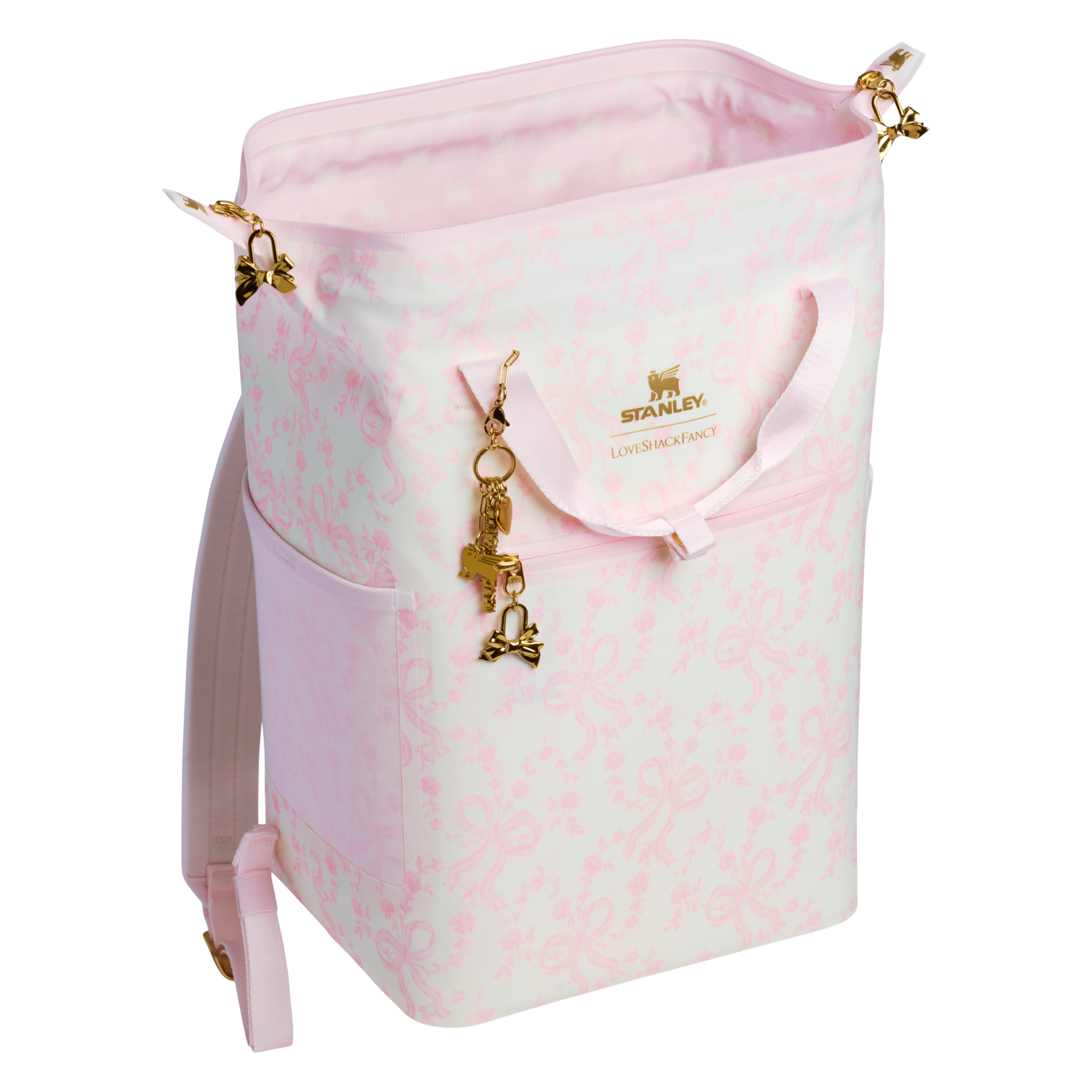 Stanley 1913 x LoveShackFancy Holiday All Day Madeleine Mini Cooler Backpack | 20 Can | 14 QT | 13.2 L - One Stanley Daily