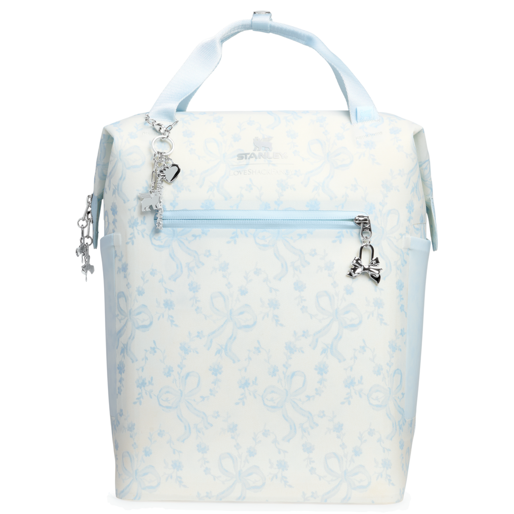 Stanley 1913 x LoveShackFancy Holiday All Day Madeleine Mini Cooler Backpack | 20 Can | 14 QT | 13.2 L - One Stanley Daily