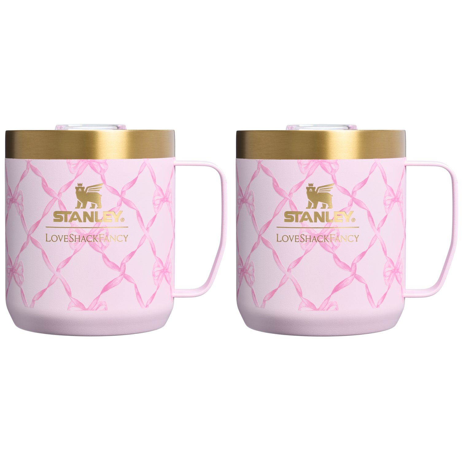 Stanley 1913 x LoveShackFancy Holiday Everyday Camp Mug Set | 12 OZ - More Water Daily