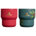 The Cheers & Cheer Stay-Hot Stacking Cup 2-Piece Set | 10 OZ - Easy Refill Days