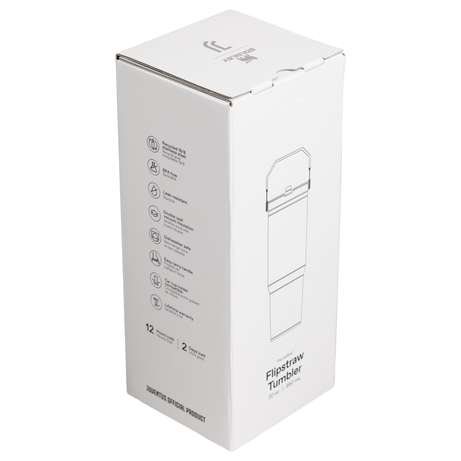 Stanley 1913 x Juventus The IceFlow™ Flip Straw 2.0 Tumbler | 30 OZ - Stanley for Everyday