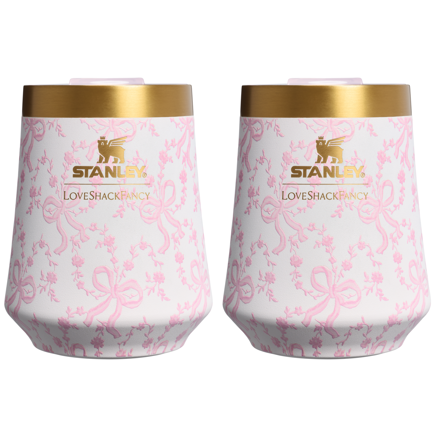 Stanley 1913 x LoveShackFancy Holiday The Reserve Wine Tumbler Set | 11 OZ (2-pack) - Simple Hydration Choice