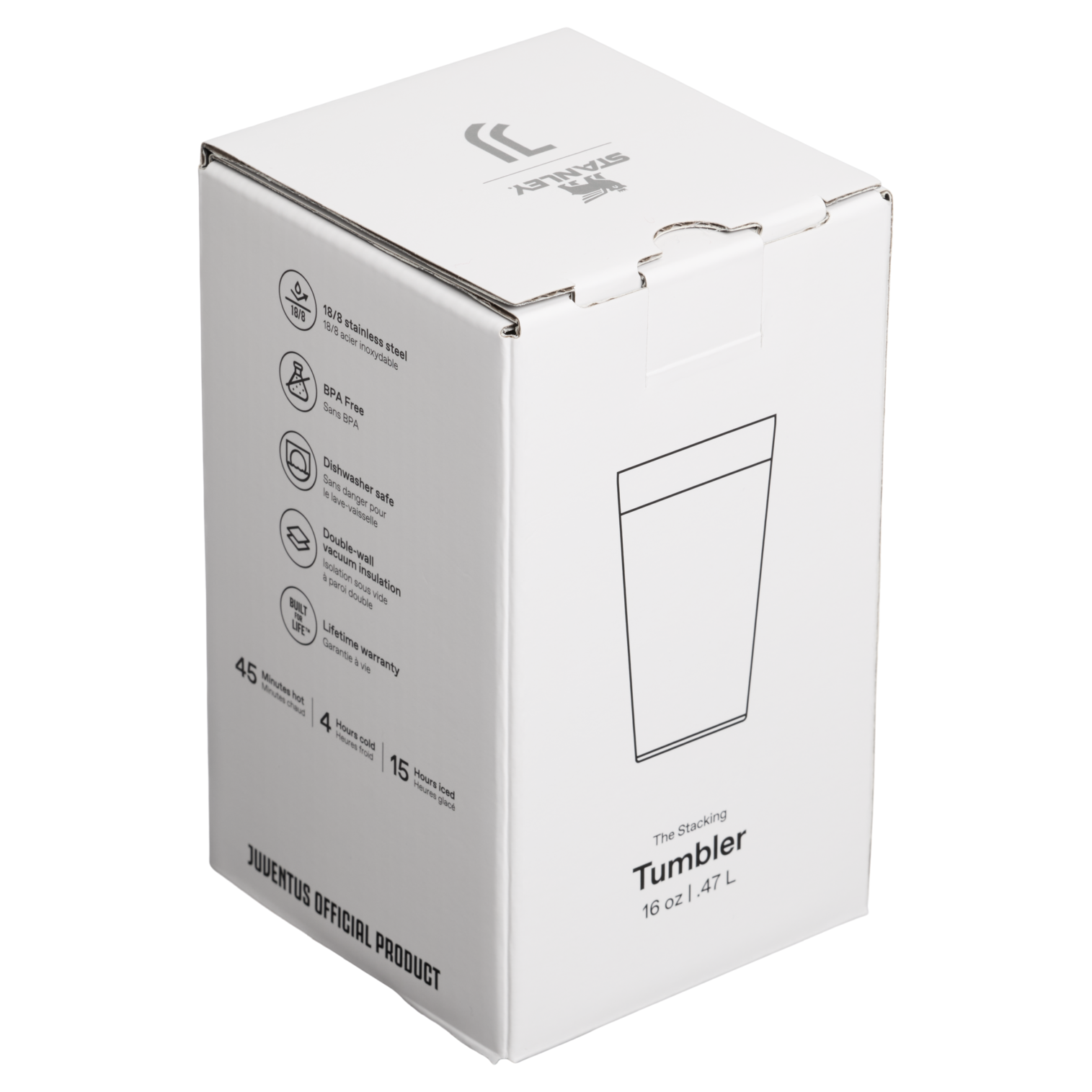 Stanley 1913 x Juventus Stay-Chill Stacking Pint - Hydration Made Simple