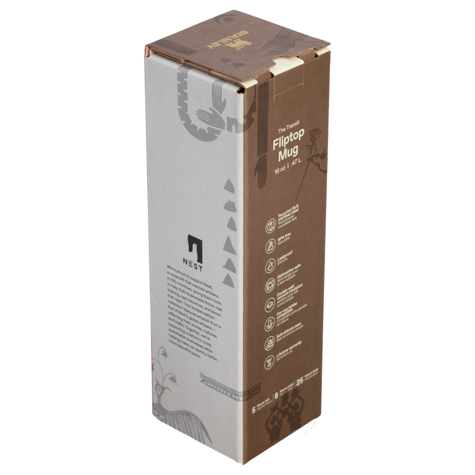 The Stanley 1913 x Nest AeroLight™ Transit Flip Top Mug | 16 OZ - Stanley for Commutes