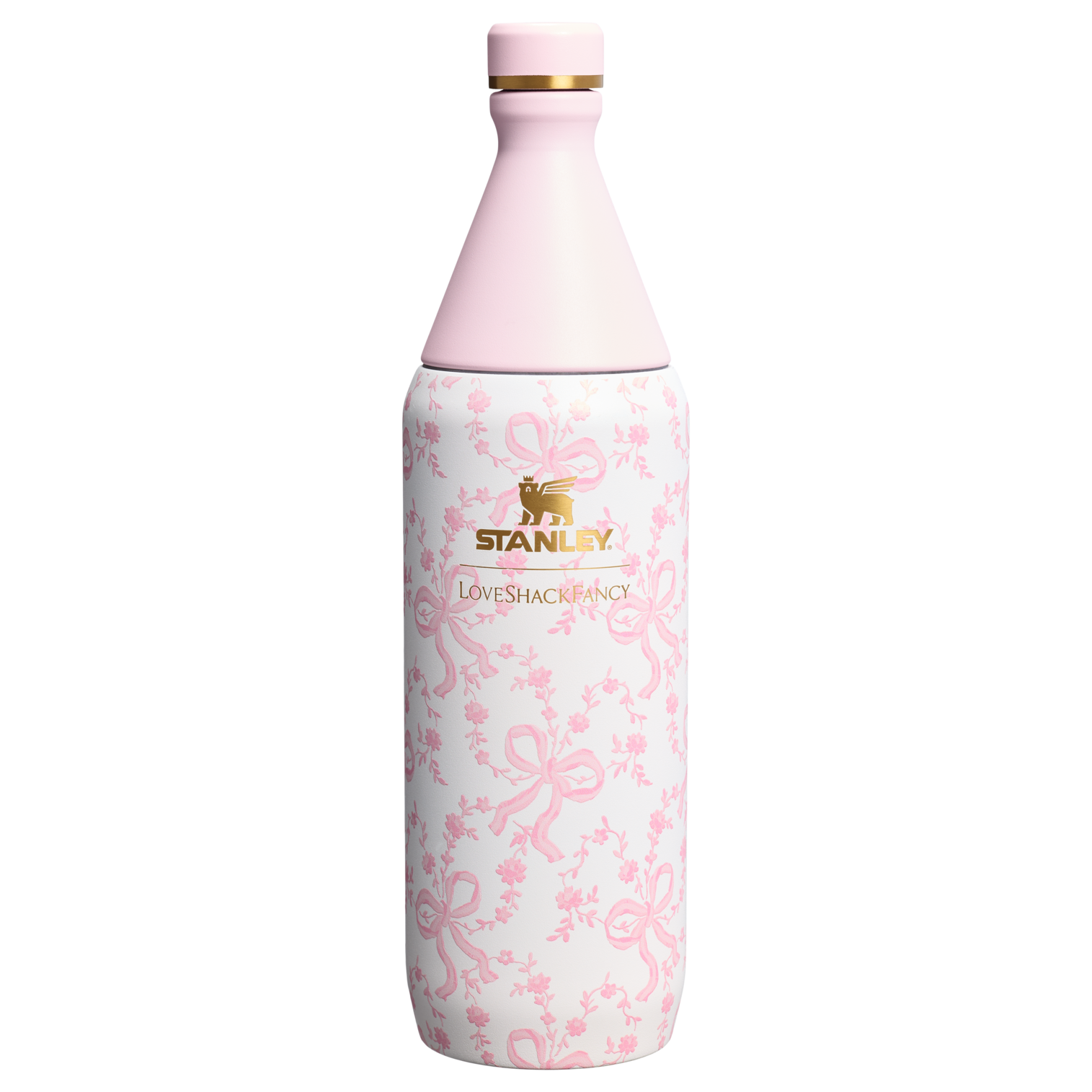 Stanley 1913 x LoveShackFancy Holiday All Day Slim Bottle | 34 OZ - Hydrate Anywhere