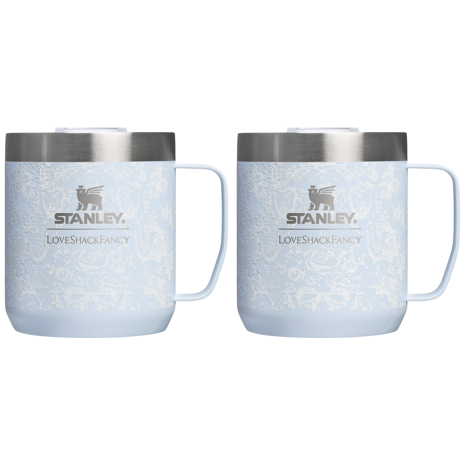 Stanley 1913 x LoveShackFancy Holiday Everyday Camp Mug Set | 12 OZ - More Water Daily