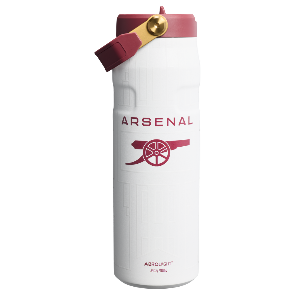 Stanley 1913 x Arsenal IceFlow™ Bottle Flip Straw 2.0 | 24 OZ - Fill and Go