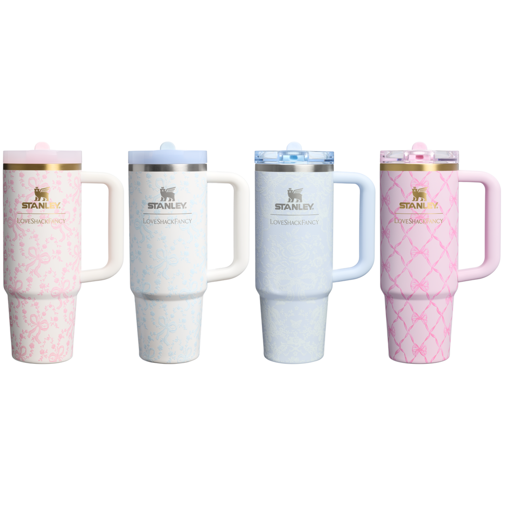 Stanley 1913 x LoveShackFancy Holiday The Quencher ProTour Set 4-pack | 30 OZ - Afternoon Sip Ready