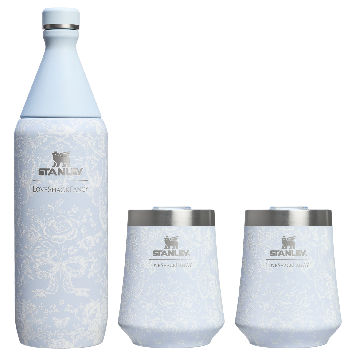 Stanley 1913 x LoveShackFancy Holiday Reserve All Day Wine Set | 34 OZ | 11 OZ - Ready for Any Day